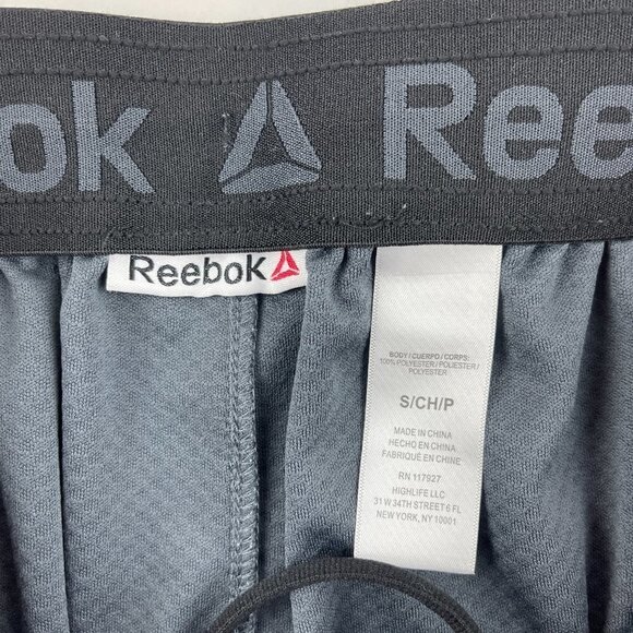 Reebok Athletic Shorts Mens Small Gray Elastic Waist - Picture 3 of 9